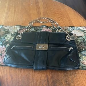 Lanvin Paris Leather Shoulder Bag